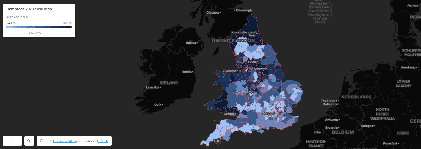 high yield investing map