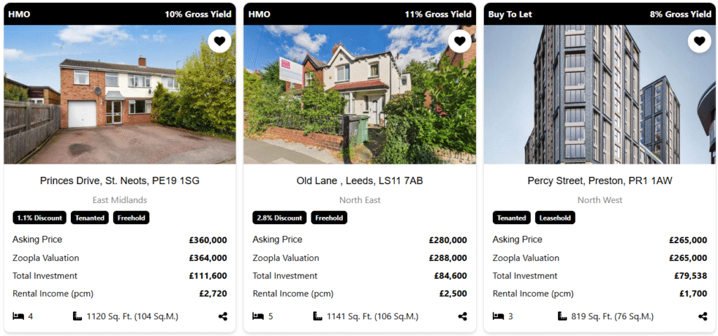 UK property deals