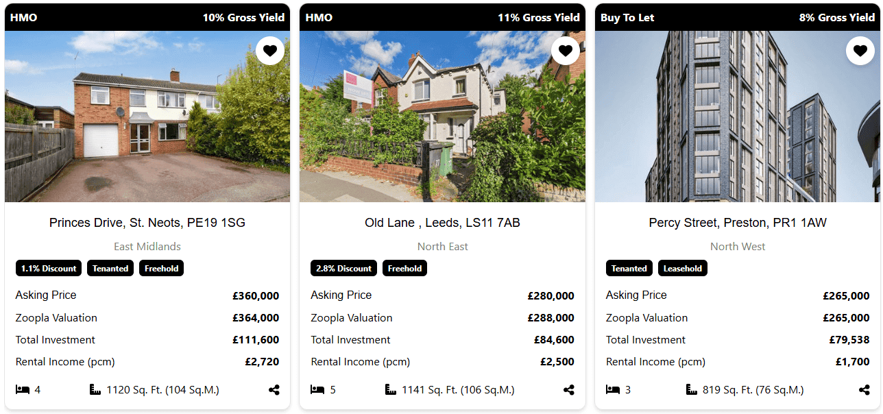UK property deals