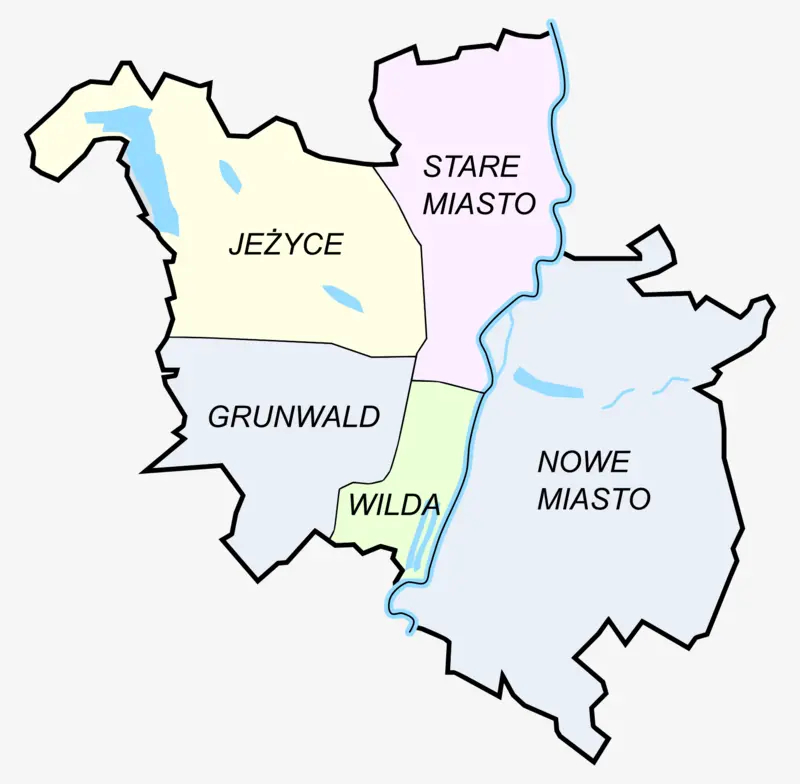 Poznan districts