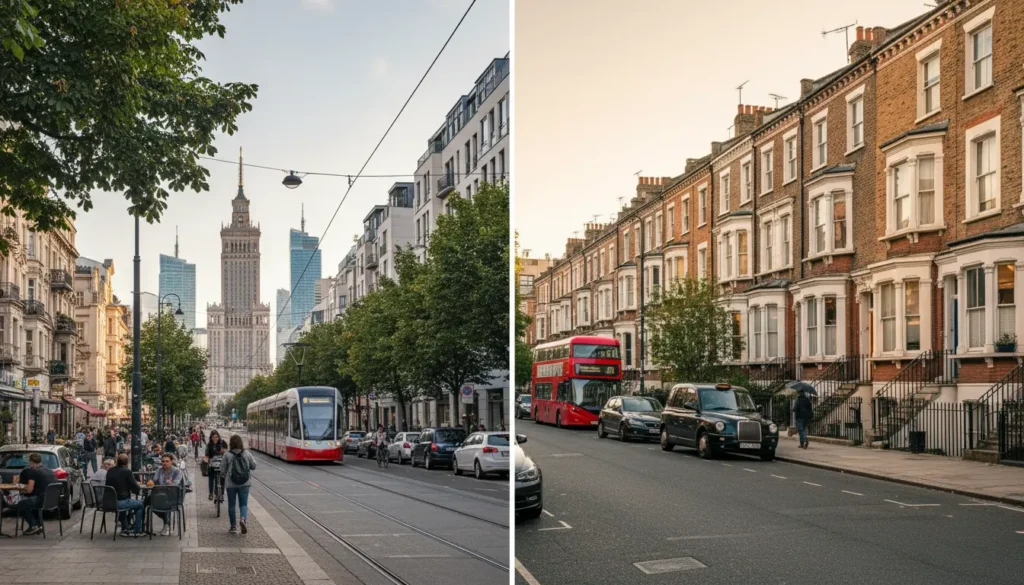 london warsaw property marekt